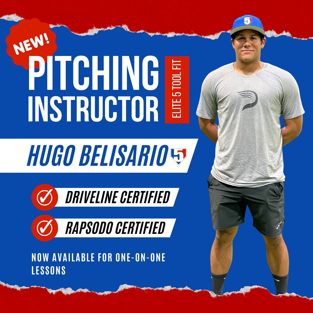 Instagram preview: Elite 5-Tool Fit announcing Hugo Belisario as pitching instructor